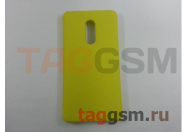 Задняя накладка для Xiaomi Redmi Note 4 / Redmi Note 4X (силикон, лимонная), ориг
