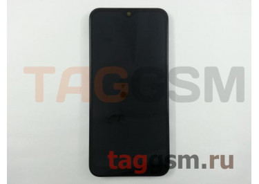 Дисплей для Samsung  SM-A015 Galaxy A01 (2019) + тачскрин + рамка (черный), ОРИГ100% (широкий коннектор)
