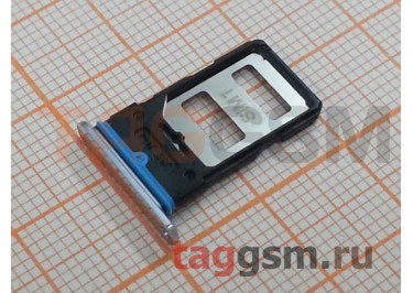 Держатель сим для Xiaomi Mi 10T / Mi 10T Pro (серебро)