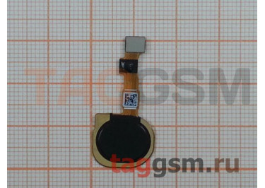 Шлейф для Samsung A115 Galaxy A11 (2020) + сканер отпечатка пальца (черный)