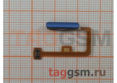 Шлейф для Xiaomi Mi 11 Lite 4G + кнопка включения + сканер отпечатка пальца (голубой)