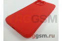 Задняя накладка для iPhone 13 Pro Max (силикон, с защитой камеры, красная (Full Case))