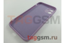 Задняя накладка для iPhone 11 (силикон, с защитой камеры, лиловая (Full Case))