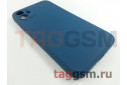 Задняя накладка для iPhone 11 (силикон, с защитой камеры, синий космос (Full Case))