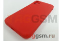 Задняя накладка для iPhone 11 (силикон, с защитой камеры, красная (Full Case))