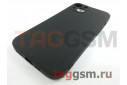Задняя накладка для iPhone 13 (силикон, с защитой камеры, черная (Full Case))