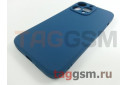 Задняя накладка для iPhone 13 Pro (силикон, с защитой камеры, синий космос (Full Case))