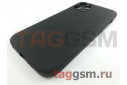Задняя накладка для iPhone 12 Pro Max (силикон, с защитой камеры, черная (Full Case))