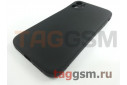 Задняя накладка для iPhone 11 (силикон, с защитой камеры, черная (Full Case))