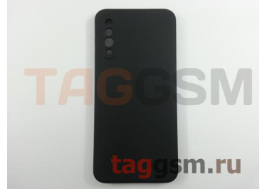 Задняя накладка для Samsung A30s / A307 Galaxy A30s / A50  /  A505 Galaxy A50 (2019) (силикон, с защитой камеры, черная (Full Case))