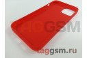 Задняя накладка для iPhone 13 (силикон, матовая, красная (Full Case))
