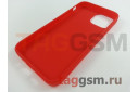 Задняя накладка для iPhone 13 mini (силикон, матовая, красная (Full Case))