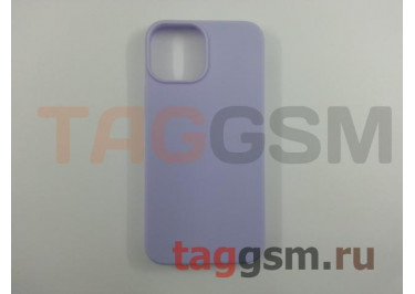 Задняя накладка для iPhone 13 mini (силикон, матовая, сиреневая (Full Case))