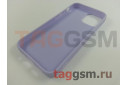 Задняя накладка для iPhone 13 mini (силикон, матовая, сиреневая (Full Case))