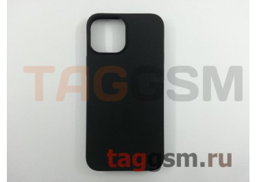 Задняя накладка для iPhone 13 mini (силикон, матовая, черная (Full Case))