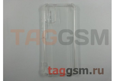 Задняя накладка для Xiaomi Redmi Note 10T / Poco M3 Pro / Redmi Note 10 5G (силикон, с защитой камеры, прозрачная (Full TPU Case)) Armor series