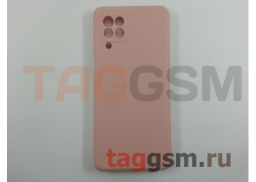 Задняя накладка для Samsung M325F Galaxy M32 (силикон, с защитой камеры, розовая (Full Case))