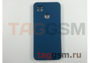 Задняя накладка для Xiaomi Redmi 9C (силикон, с защитой камеры, синий космос (Full Case))