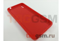 Задняя накладка для Xiaomi Redmi 9A (силикон, с защитой камеры, красная (Full Case))