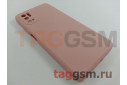 Задняя накладка для Xiaomi Redmi Note 10T / Poco M3 Pro / Redmi Note 10 5G (силикон, с защитой камеры, розовая (Full Case))