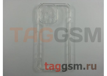 Задняя накладка для iPhone 13 Pro (силикон, с усиленной защитой камеры, прозрачная (Full TPU Case))