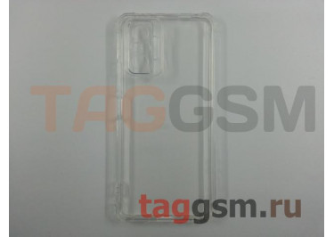 Задняя накладка для Xiaomi Redmi Note 10 Pro (силикон, с защитой камеры, прозрачная (Full TPU Case)) Armor series