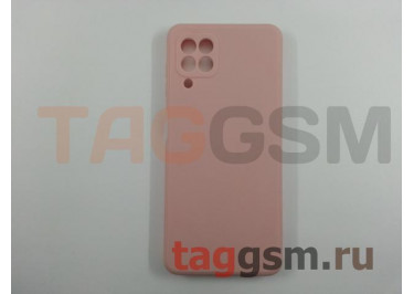 Задняя накладка для Samsung A22 / A225 Galaxy A22 (2021) (силикон, с защитой камеры, розовая (Full Case))