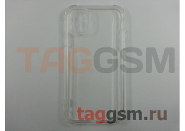Задняя накладка для iPhone 11 (силикон, с защитой камеры, прозрачная (Full TPU Case)) Armor series