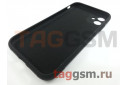 Задняя накладка для iPhone 11 (силикон, с защитой камеры, черная (Full Case)) Xivi