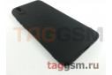 Задняя накладка для Xiaomi Redmi 9A (силикон, с защитой камеры, черная (Full Case)) Xivi