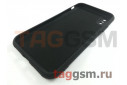 Задняя накладка для iPhone X / XS (силикон, с защитой камеры, черная (Full Case)) Xivi