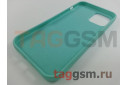Задняя накладка для iPhone 12 Pro Max (силикон, светло-бирюзовая (Full Case)) Xivi