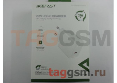 Блок питания USB (сеть) PD20W (USB-C), (белый), ACEFAST (A1)