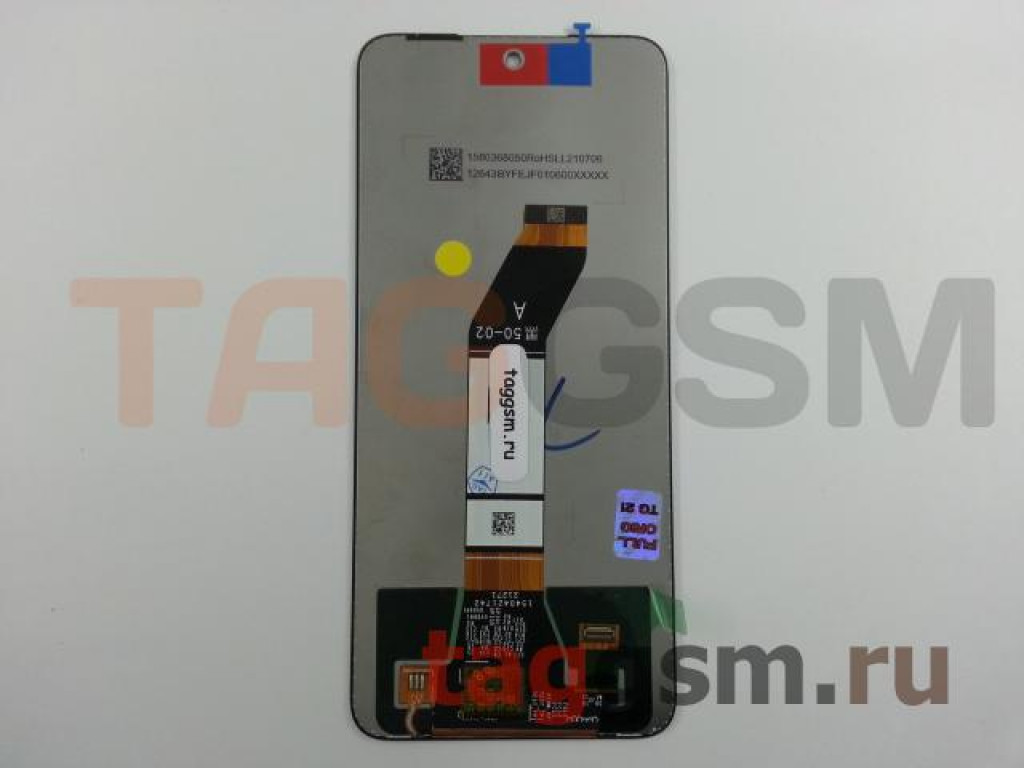 Дисплей для Xiaomi Redmi 10 + тачскрин (черный), Full ORIG