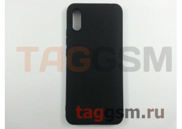Задняя накладка для Xiaomi Redmi 9A (силикон, черная (Full Case))