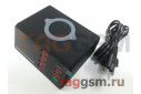 Зарядное устройство X9 QC3.0 (7 USB портов, Type-C, беспроводная зарядка (Qi), 100W), (черный)