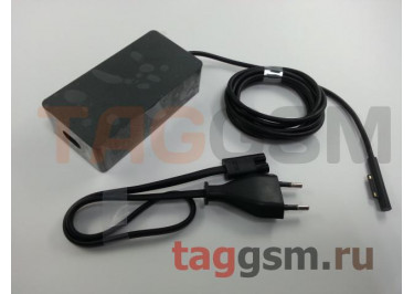 Блок питания для ноутбука Microsoft Pro Windows 102W 15V 6.33A, 5V 1.5A (разъем Surface Connect) + кабель сетевой, ориг