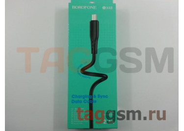 Кабель USB - micro USB (в коробке) черный 1м, Borofone (BX48)