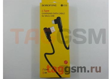 Кабель USB - micro USB (в коробке) черный 1м, Borofone (BX58)