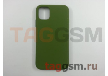 Задняя накладка для iPhone 11 (силикон, оливковая (Full Case))