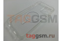 Задняя накладка для iPhone 12 Pro Max (прозрачная, с магнитом, с защитой камеры) MagSafe