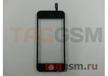 Тачскрин для iPhone 5S+ OCA + рамка (черный), AAA