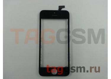 Тачскрин для iPhone 5 + OCA + рамка (черный), AAA