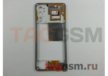 Средняя часть корпуса для Samsung SM-M526 Galaxy M52 5G (белый)