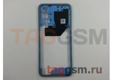 Средняя часть корпуса для Xiaomi Redmi 10 Prime (синий)