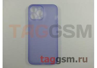 Задняя накладка для iPhone 13 Pro Max (силикон, прозрачная, сиреневая) HOCO
