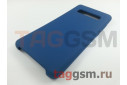 Задняя накладка для Samsung G975FD Galaxy S10 Plus (силикон, синий кобальт), ориг