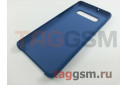 Задняя накладка для Samsung G975FD Galaxy S10 Plus (силикон, синий кобальт), ориг