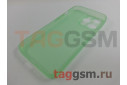 Задняя накладка для iPhone 13 Pro (силикон, прозрачная, матовая, зеленая) HOCO