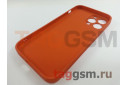 Задняя накладка для iPhone 13 Pro Max (силикон, матовая, оранжевая) HOCO